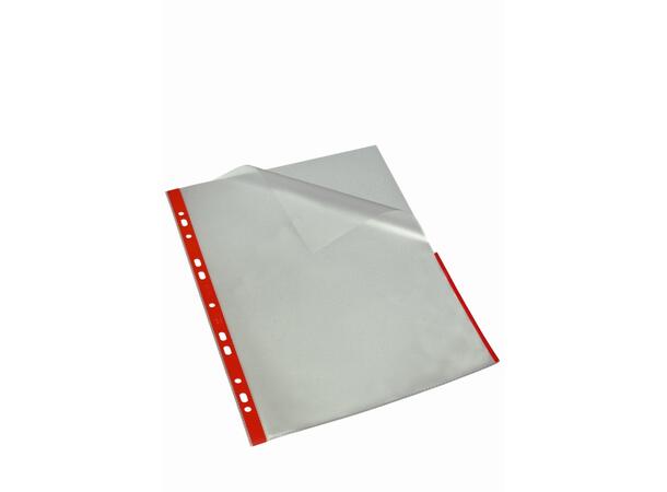 Signallomme BANTEX A4 PP 80my rød (25) 